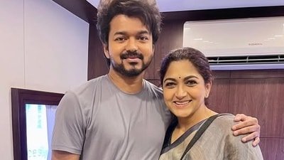 Khushbu Sundar has called Vijay her 'thambi' in the past.