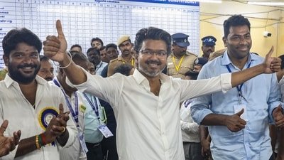 Tamilaga Vettri Kazhagam (TVK) chief Vijay is likely to be the next Chief Minister of Tamil Nadu. (PTI)