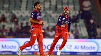 Virat Kohli lauds Bhuvneshwar Kumar’s relentless accuracy. (ANI Pic Service)