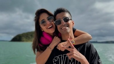 Shweta Tripathi reunites with husband Chaitanya Sharma on stage for play External Affairs.