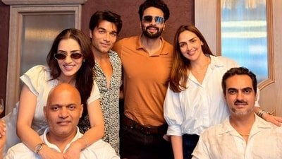 Esha Deol hosted a get-together for friends.