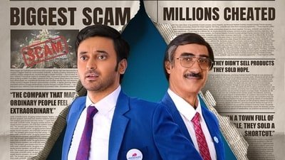 Paramvir Singh Cheema and Ranvir Shorey in the announcement poster of The Pyramid Scheme. Paramvir Singh Cheema and Ranvir Shorey in the announcement poster of The Pyramid Scheme.