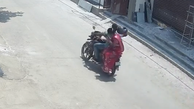 Hyderabad man hits mother-in-law with helmet during ride, fakes ‘seizure’ fall; wife uncovers truth on CCTV, gets him arrested