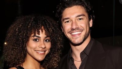 Belmont Cameli and girlfriend Raina Morris have been linked for over a year. (X- @agapethamar)