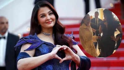 Aishwarya Rai Bachchan makes sure to pose with fans at Cannes, her gesture wins the internet: 'Heart of a queen' - WATCH VIDEO