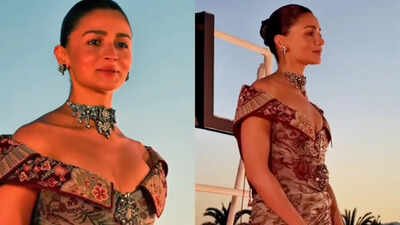 Alia Bhatt stuns in another glamorous Cannes appearance at star-studded dinner with Heidi Klum, Jane Fonda and Gong Li - WATCH
