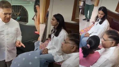 Allu Arjun’s father Allu Aravind, Sneha Reddy meet Sritej’s family after 'Pushpa 2' stampede; Promise educational support