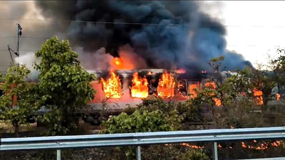 Fire in Rajdhani Express: High-level probe ordered, railway traffic disrupted — top developments