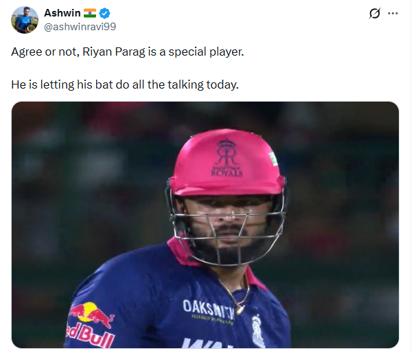 ​Ashwin post