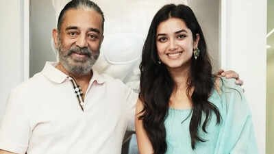 Bhagyashri Borse shares emotional post after meeting Kamal Haasan; ‘Promise to make you proud,’ says 'Seyon' actress