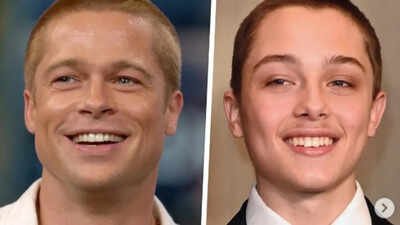 Knox Jolie-Pitt rocks mum Angelina Jolie's iconic 90s look amid comparisons to dad Brad Pitt - PICS