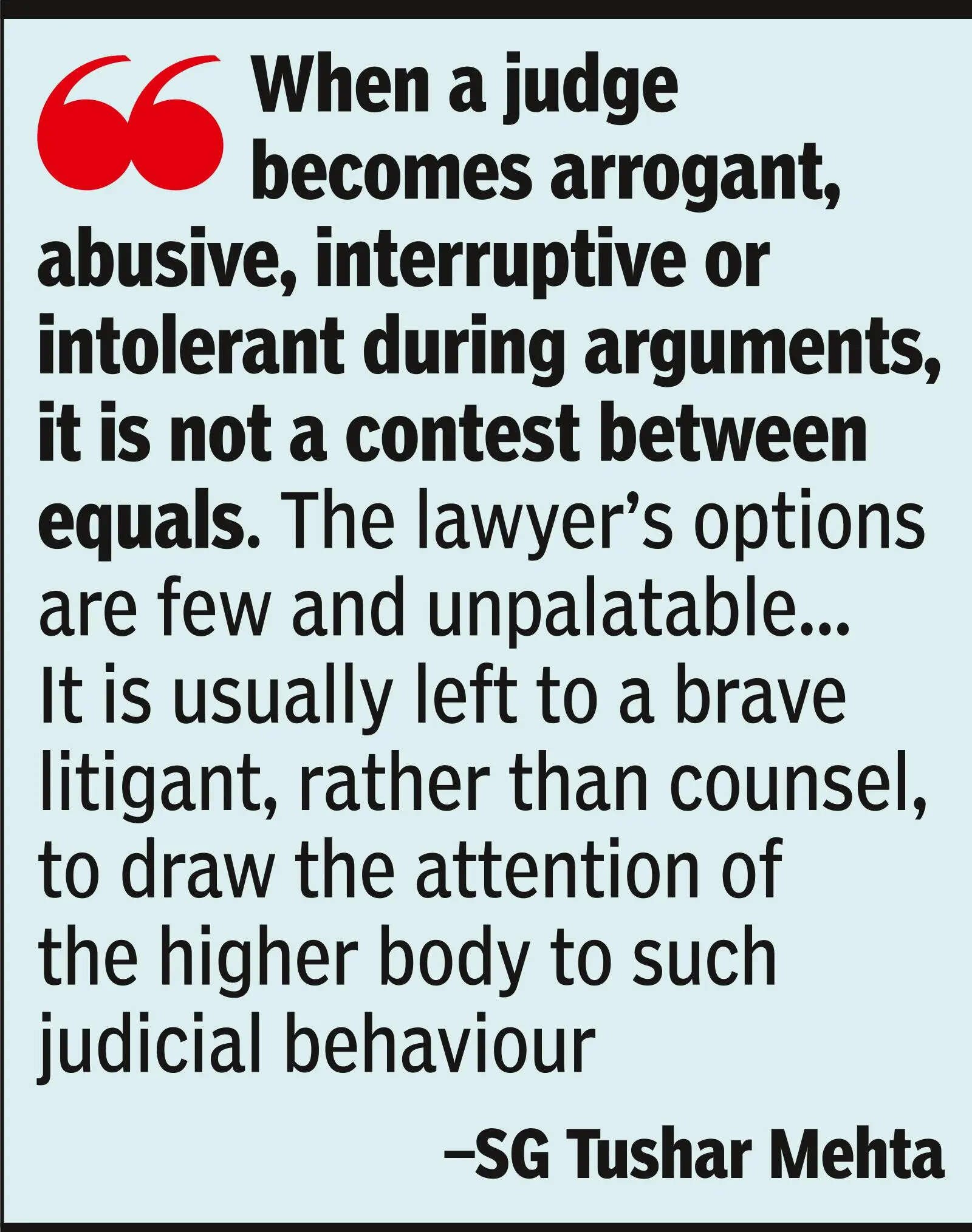 Bullies on the bench: SG’s book on foreign courtrooms