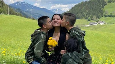 Celina Jaitly says her sons have been sent to an undisclosed location, she's blocked on whatsapp, calls amidst divorce proceedings: 'Obstruction of communication'
