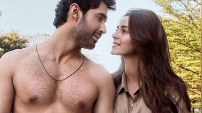 Chand Mera Dil box office collection day 5: Lakshya and Ananya Panday in a still from the film.