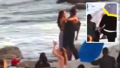 Deepika Padukone and Shah Rukh Khan film King song as daughter Dua watches with dad Ranveer Singh - VIDEO