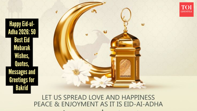 (Image Credits: Pinterest) Happy Eid-ul-Adha 2026: Top 100 Eid Mubarak Wishes, Messages, Greetings Card and Quotes to Share with Your Friends and Family on Bakrid