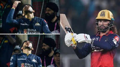 Shubman Gill and Rajat Patidar (BCCI/IPL Photo) IPL 2026: Shubman Gill loses cool as Gujarat Titans' costly blunders hand Rajat Patidar two lifelines