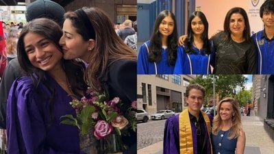 2026 graduates Rysa Panday, Deacon Phillippe and Farah Khan's triplets 2026 graduates Rysa Panday, Deacon Phillippe and Farah Khan's triplets