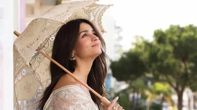 Alia Bhatt’s ivory ensemble with payal, bindi and nath from Cannes 2026 is breaking the internet: 'She looks like a dream'