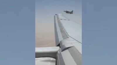 Watch: PM Modi receives F-16 escort as he lands in UAE on first leg of five-nation tour