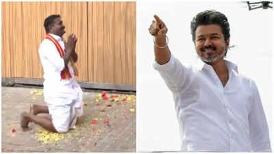 Emotional Thapalathy Vijay's fan breaks down as he offers prayers outside his Chennai residence: 'He will definitely become CM'