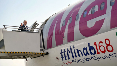 Iran's Araghchi in India for BRICS meet; his plane carries a pointed message: 'Minab168'