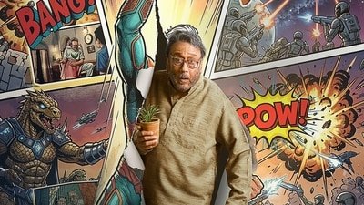 Jackie Shroff in The Great Grand Superhero