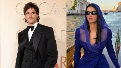 Kendall Jenner and Jacob Elordi are reportedly getting serious after a romantic Hawaii getaway. (AFP & Instagram/ @kendalljenner)