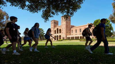 FILE (AP Photo/Damian Dovarganes, File) Hundreds of faculty members of University of California sign open letter on Maths and Science papers; says: We call for the reinstatement of