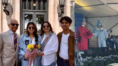 Juhi Chawla's son Arjun Mehta graduates from Columbia university after her daughter Jahnavi Mehta