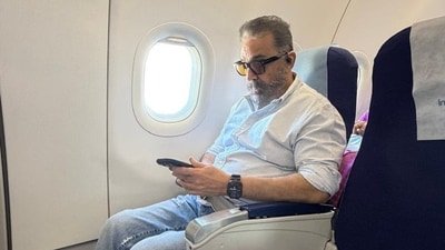 Kamal Haasan was seen flying economy class for the shoot of Kalki 2898 AD 2.