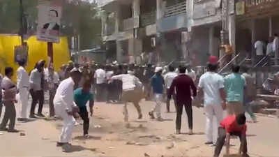 Tension in Lucknow as police lathicharge protesting lawyers amid demolition drive; heavy police force deployed