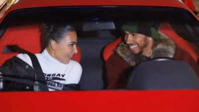 Lewis Hamilton and Kim Kardashian's romance getting serious? F1 star brings mum to Scott Disick’s birthday dinner