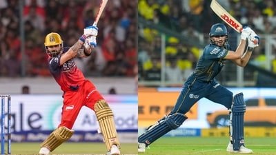 Virat Kohli for RCB and Shubman Gill for GT. (PTI)