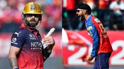 Virat Kohli had a verbal exchange with Harpreet Brar during RCB vs PBKS match