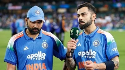 Rohit Sharma and Virat Kohli may not play the 2027 World Cup together (AFP)