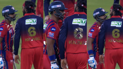 IPL 2026: Krunal Pandya, Nicholas Pooran involved in heated on-field exchange - Watch