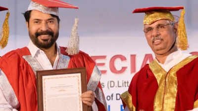 Mammootty receives third doctorate honour; Malayalam cinema icon misses Padma Bhushan ceremony