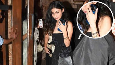 Mouni Roy flaunts huge diamond ring as she makes FIRST APPEARANCE amid divorce buzz with Suraj Nambiar - PICS