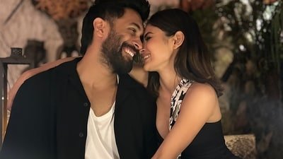 Suraj Nambiar and Mouni Roy