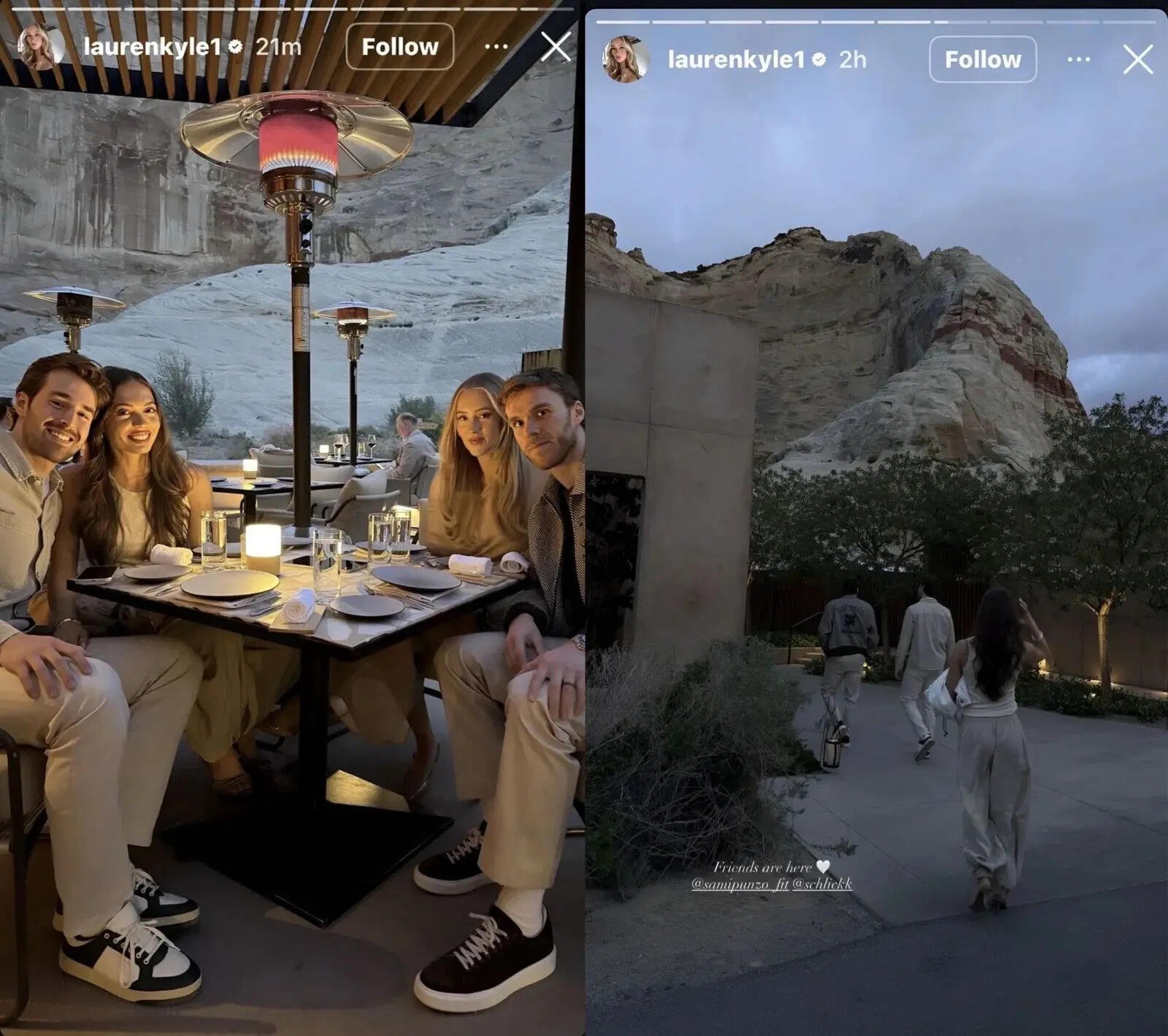 NHL-Edmonton Oilers star Connor McDavid  relaxes at luxurious Amangiri resort with wife Lauren Kyle and friends after NHL playoffs exit
