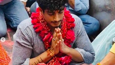 Palash Muchhal visits temple amid Sangli cheating case and caste abuse allegations: 'Jahan sir jhuka, wahan sukoon mila'