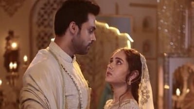 Parth Samthaan and Rishita Kothari in a scene from Seher Hone Ko Hai.