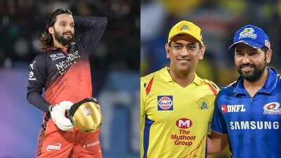 Rajat Patidar, MS Dhoni and Rohit Sharma (BCCI/IPL Photo) Rajat Patidar stands alongside MS Dhoni and Rohit Sharma in historic IPL captaincy record