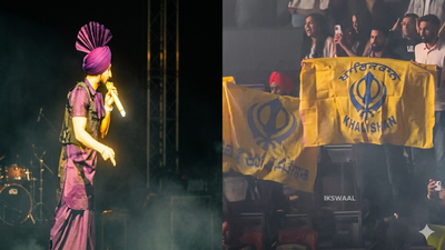 Diljit Dosanjh halts Canada show midway, slams fans waving pro-Khalistan flags 'jinne jhande dikhane dilkhai challo'