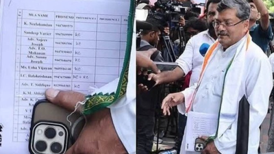 Kerala CM face: BJP drops leaked Congress list with 'KC' markings
