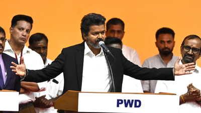 Tamil Nadu CM C Joseph Vijay (Image credits: TOI Chennai) 'New era of real, secular, social justice starts now': TVK chief Vijay's first speech as Tamil Nadu CM