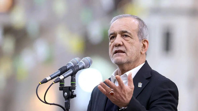 Pezeshkian (File photo) Iran president Pezeshkian gives resignation letter to supreme leader over IRGC control, says report; official rejects claim