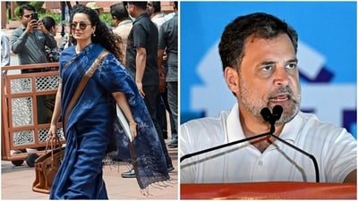 Kangana Ranaut slams trolls over false defamatory allegations about Rahul Gandhi. (ANI; AFP)