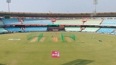 Raipur stadium to host the important game between the Mumbai Indians and the Royal Challengers Bengaluru. (X images)
